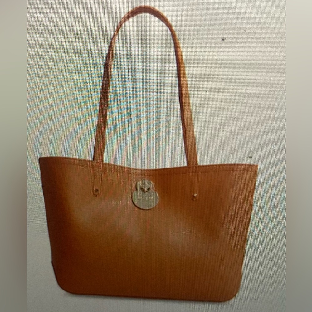 Longchamp cavalcade leather tote
